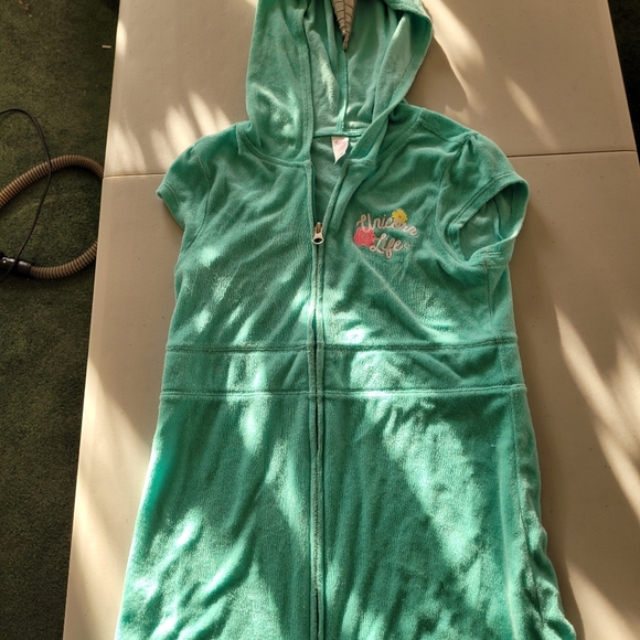 Justice Size 8 Unicorn Swim Coverup. - Picture 2 of 4